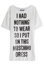 Sequin T-Shirt Dress by Moschino