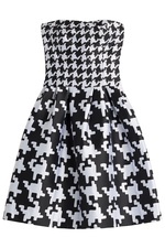 Dogstooth Dress by Boutique Moschino