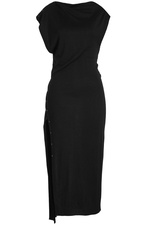 Draped Knit Dress with Snappers by Paco Rabanne