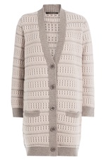 Cashmere Textured Knit Cardigan by Agnona