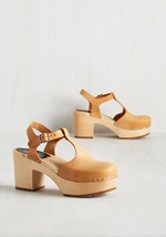 On a Nostalgic Kick Heel by Swedish Hasbeens