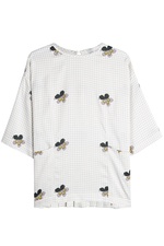 Printed Top with Pleats by Victoria Beckham