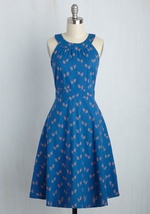 Got Something to Soothe Floral Dress by Mata Traders