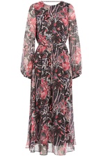 Aby Printed Silk Chiffon Dress by Iro