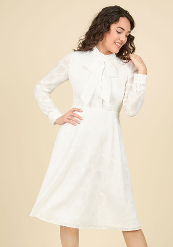Appareline Inc - Dignified Delivery Shirt Dress in White