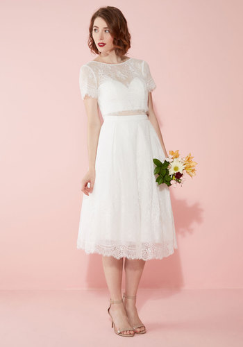 Bariano - Bride and Joy Dress in White
