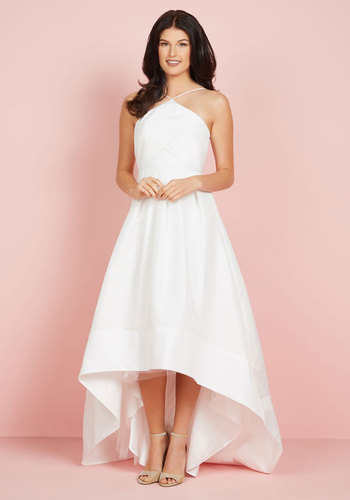Bariano - The Exchanging of Wows Dress in White
