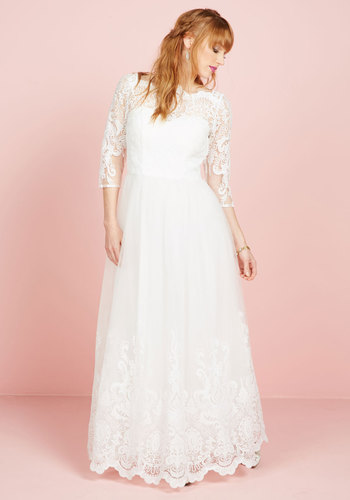 Chi Chi - Sophisticated Ceremony Dress in White