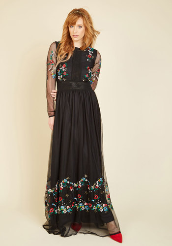 Frock and Fril - Adore Your Aura Maxi Dress