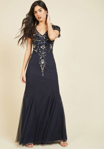 Frock and Fril - Intriguing Influence Maxi Dress