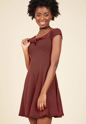 Nexxen Apparel, Inc - Flirty Proclivity Mini Dress in Red