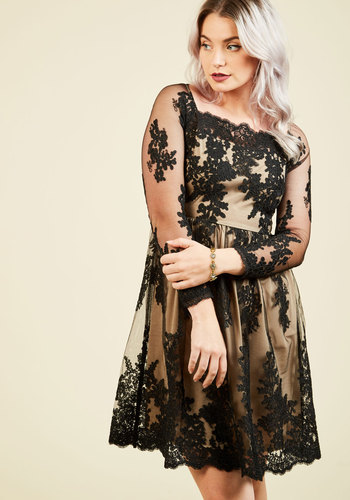 Poised for Positivity Lace Dress by Salt & Pepper Clothing, Inc.