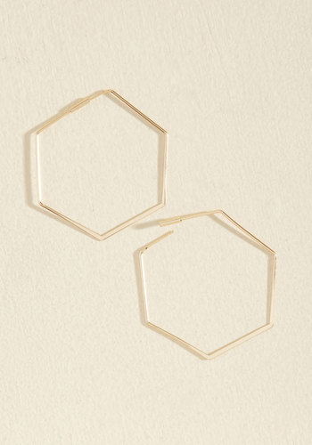 Ana Accessories Inc - I Could Go Hexagon Earrings