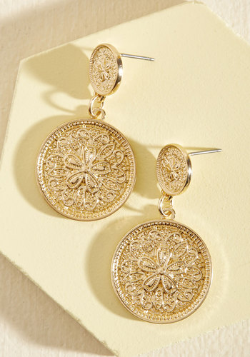 Fiesta Jewelry Corporation - Feel Like a Medallion Bucks Earrings