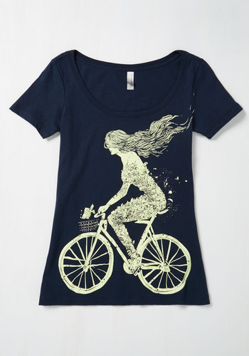 Wild Ride Cotton T-Shirt by Sharp Shirter