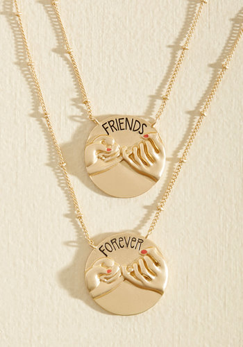 MuchTooMuch - This I Pinky Promise You Necklace Set