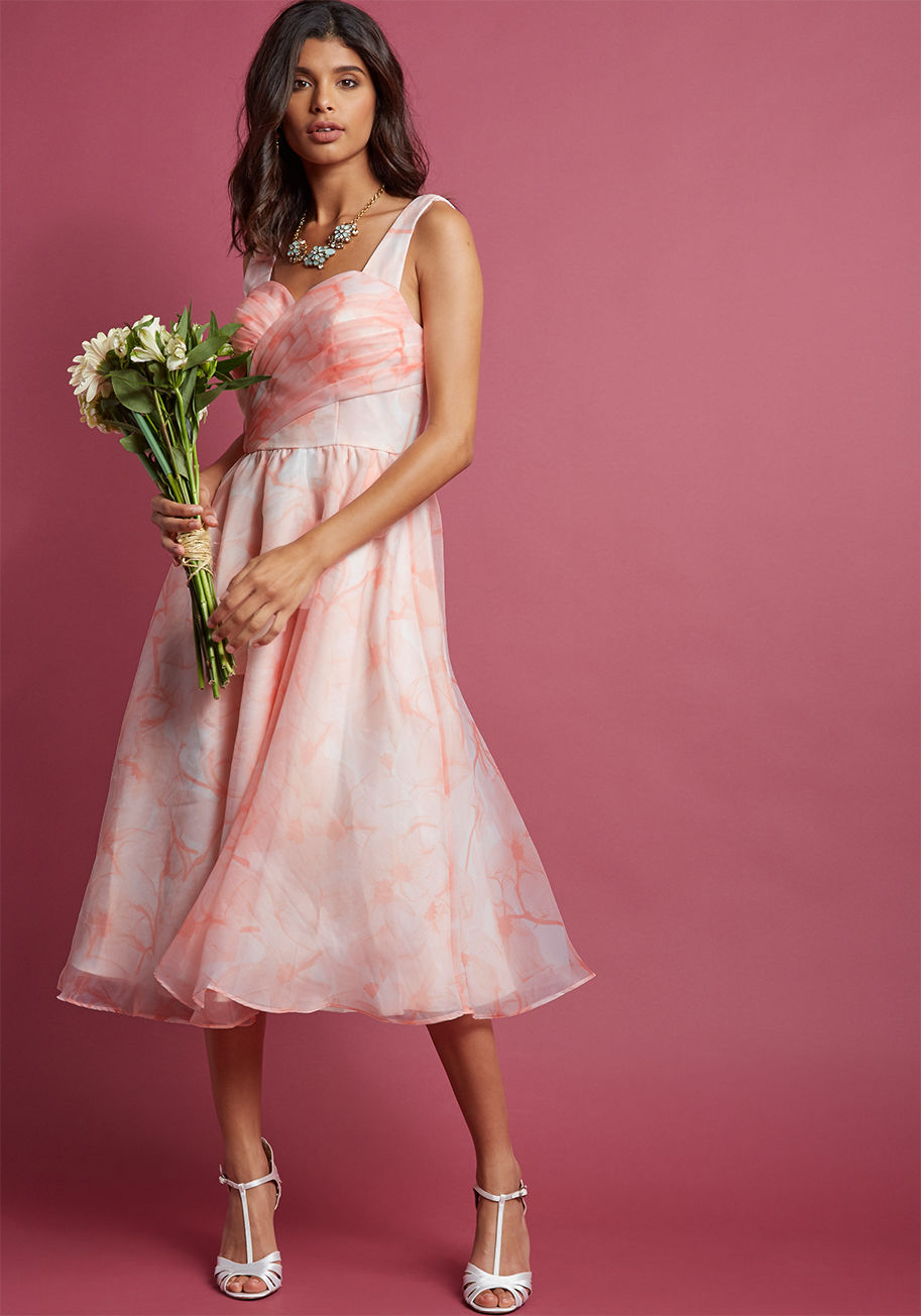  - From this day forward, you vow to carry the beauty of this pink bridal gown