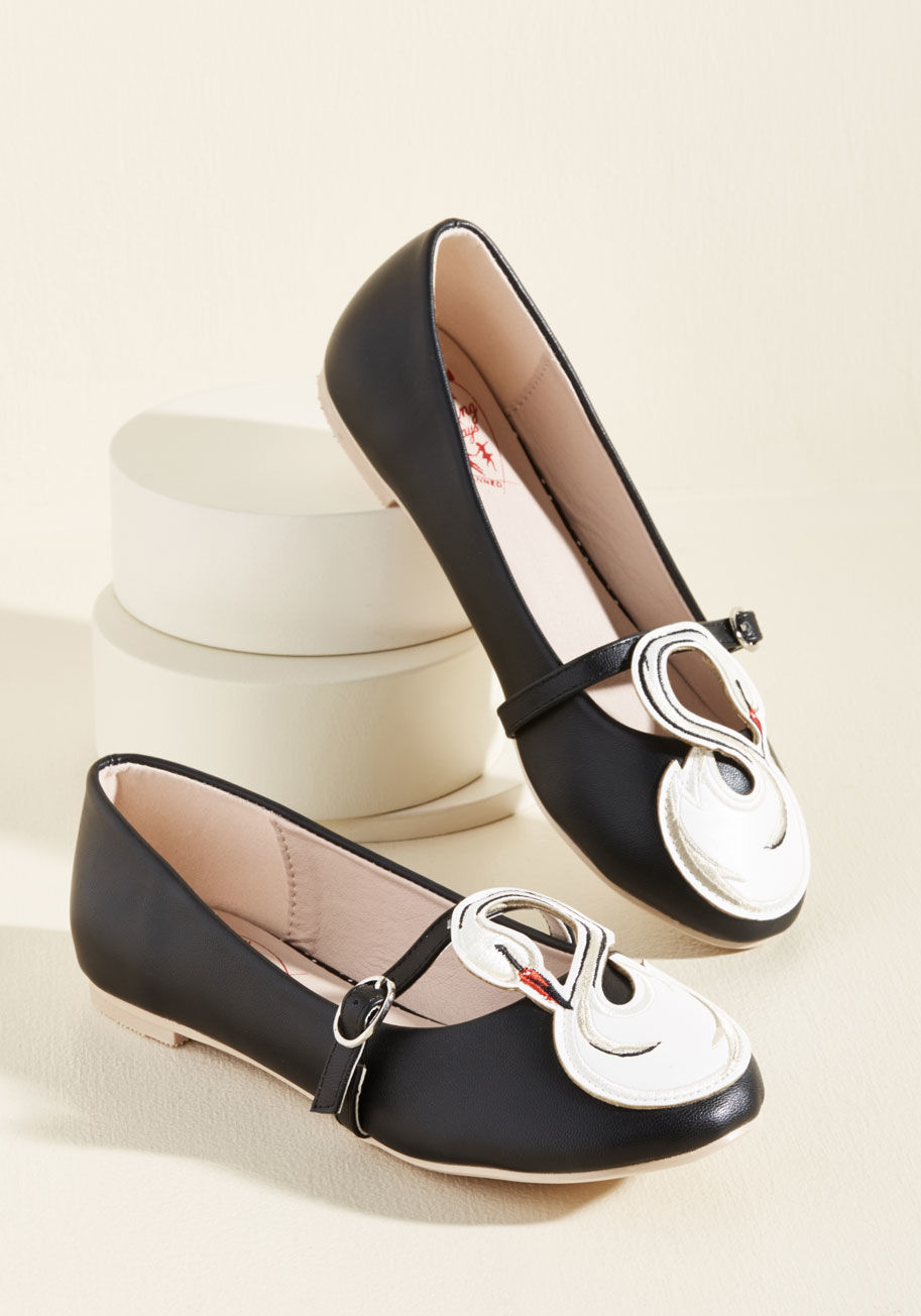  - That giddy, glam sensation you feel from flaunting the perfect pair of flats? We know the feeling - these black Mary Janes from Banned inspire the same vibe