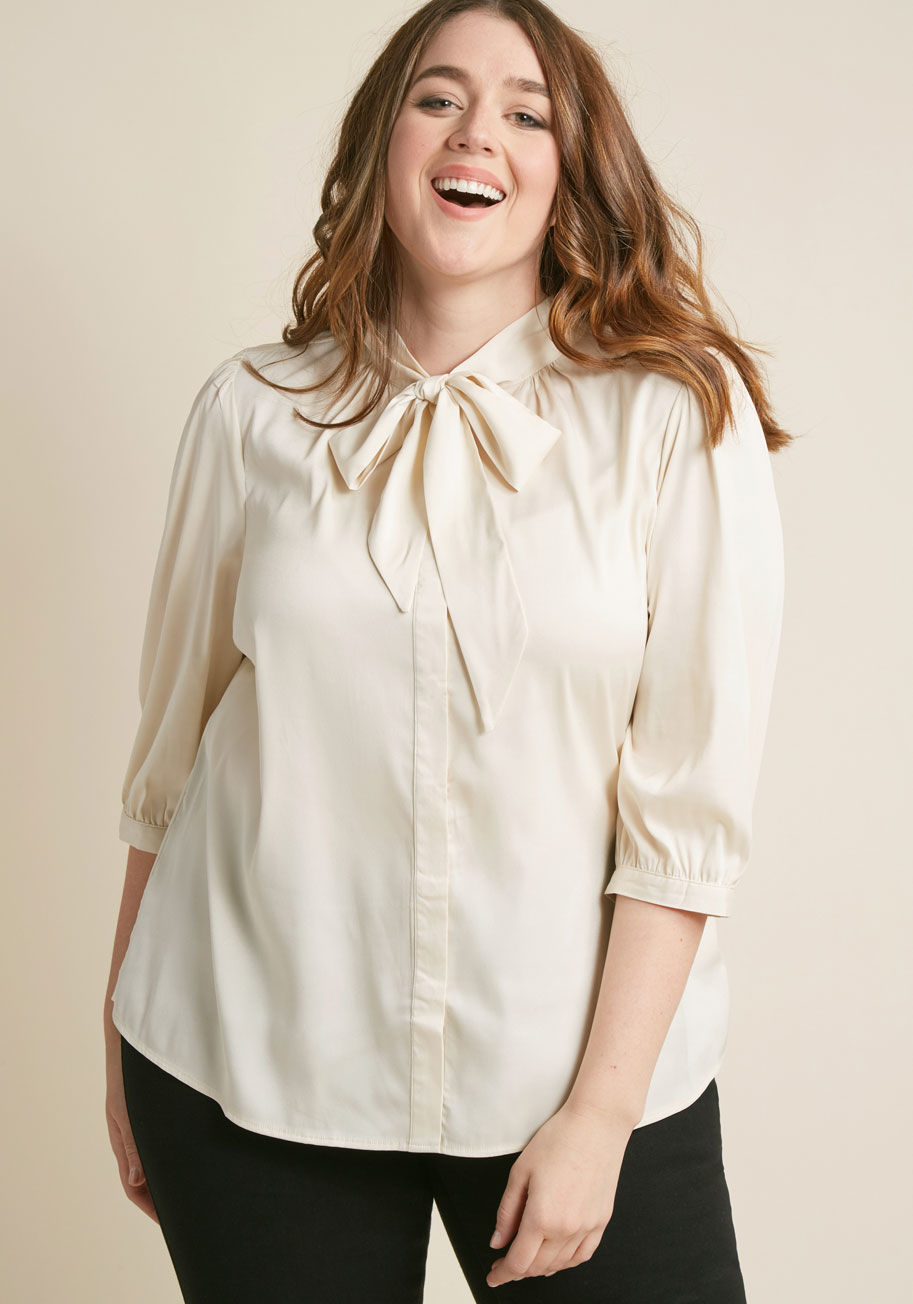  - With your first taste of hot chocolate of the season, a rush of memories from last year's chilly transition from fall to winter comes back. But this season, you favor a new flavor to sip on, and the deep hue of this beautiful black blouse, found exclusive