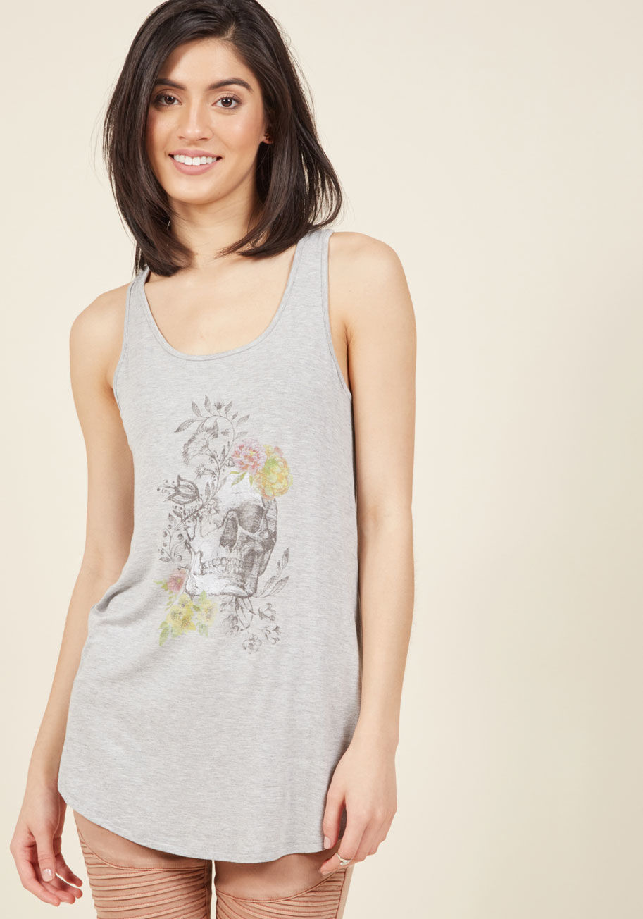  - Your appreciation of botanical accents, macabre nods, and casual comfort all come together