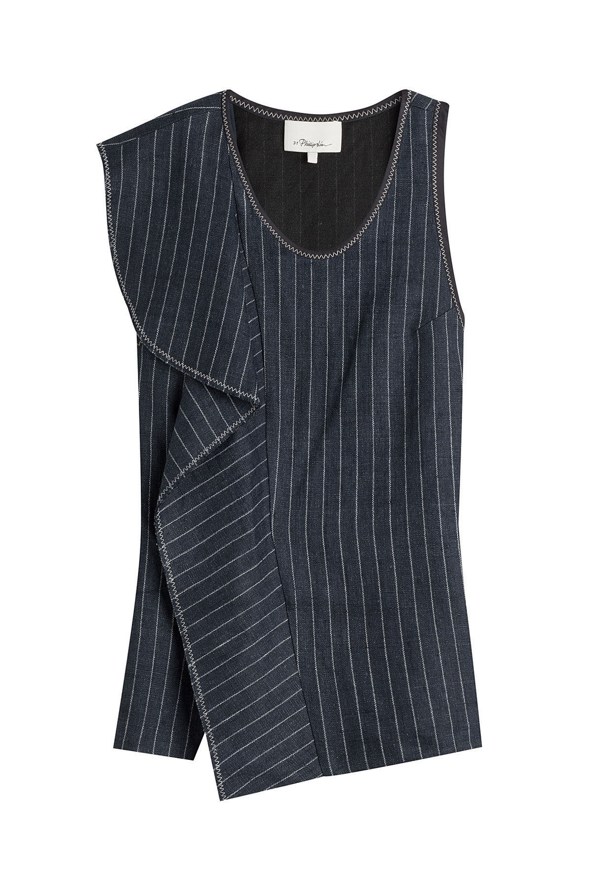 3.1 Phillip Lim - Striped Linen Shell