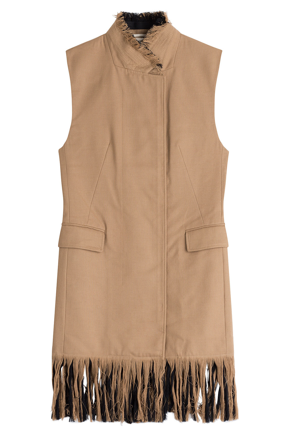 Wool Vest with Fringed Trims by 3.1 Phillip Lim