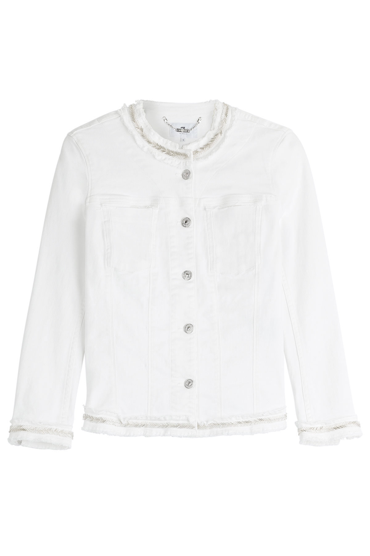 Embellished Jean Jacket by 7 for All Mankind