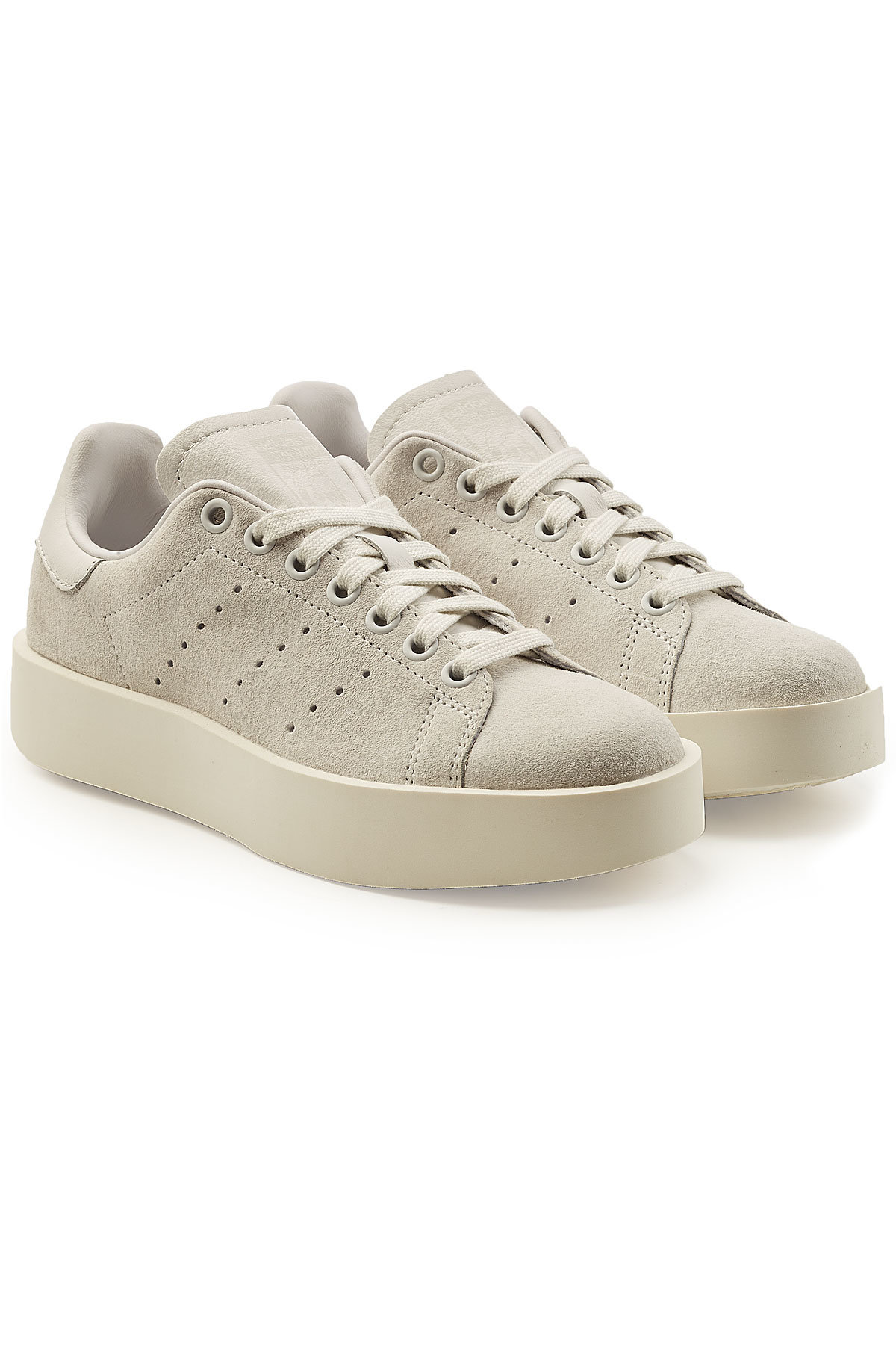 Adidas Originals - Stan Smith Platform Suede Sneakers