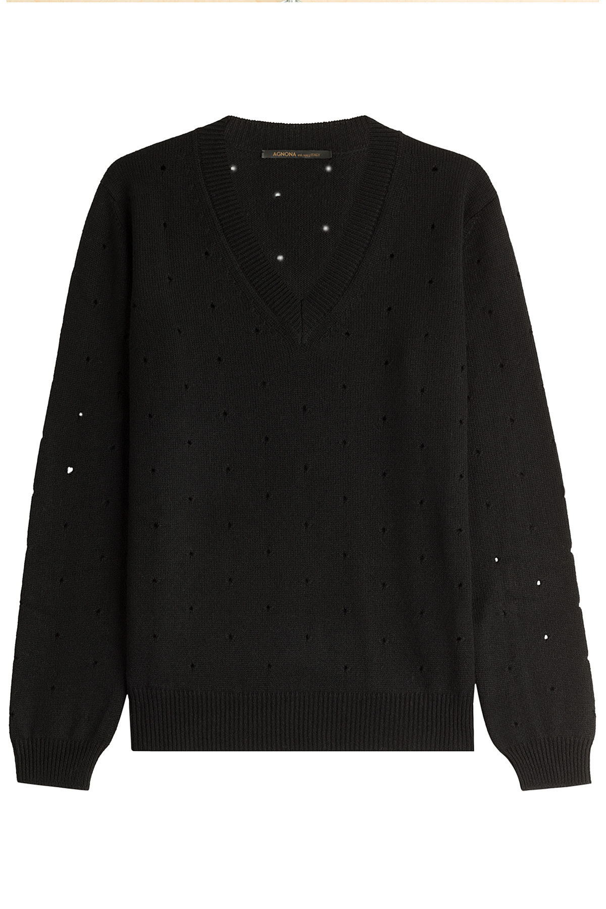 Agnona - Cashmere Pullover with Cut-Out Detail