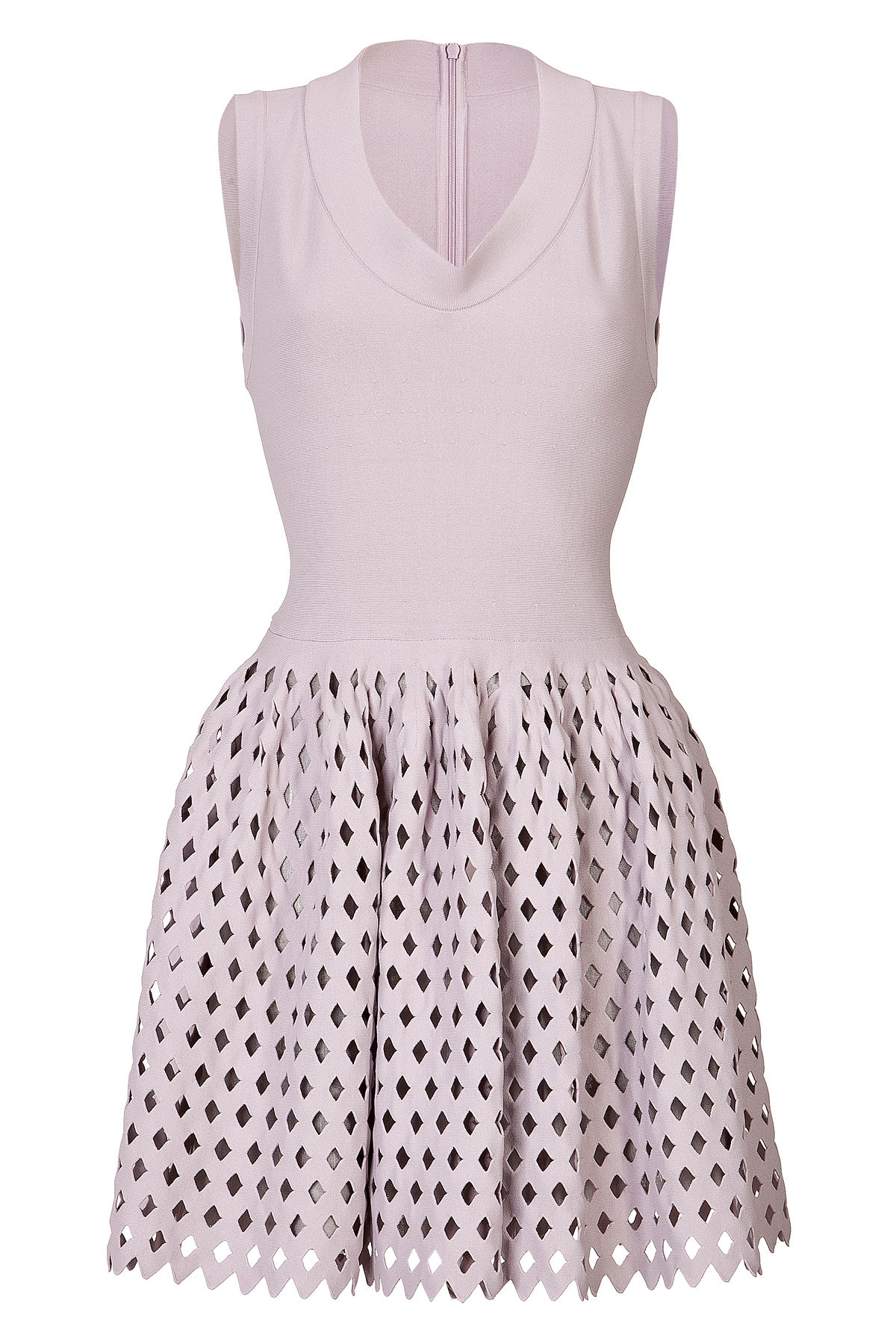 Alaia - Flared Dress with Cutout Skirt