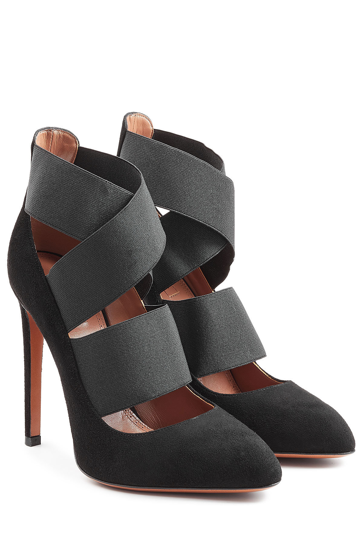 Alaia - Suede Strappy Stilettos