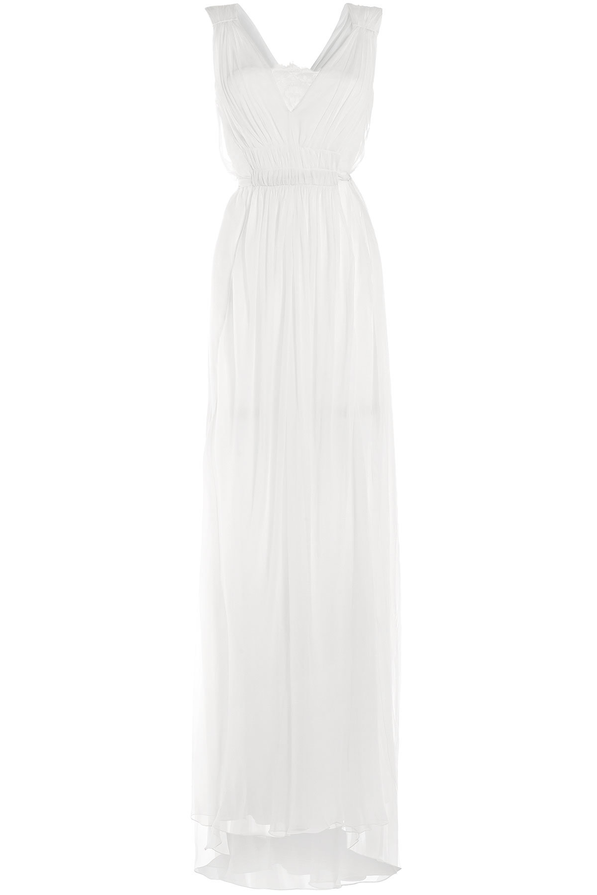 Floor Length Silk Chiffon Gown by Alberta Ferretti