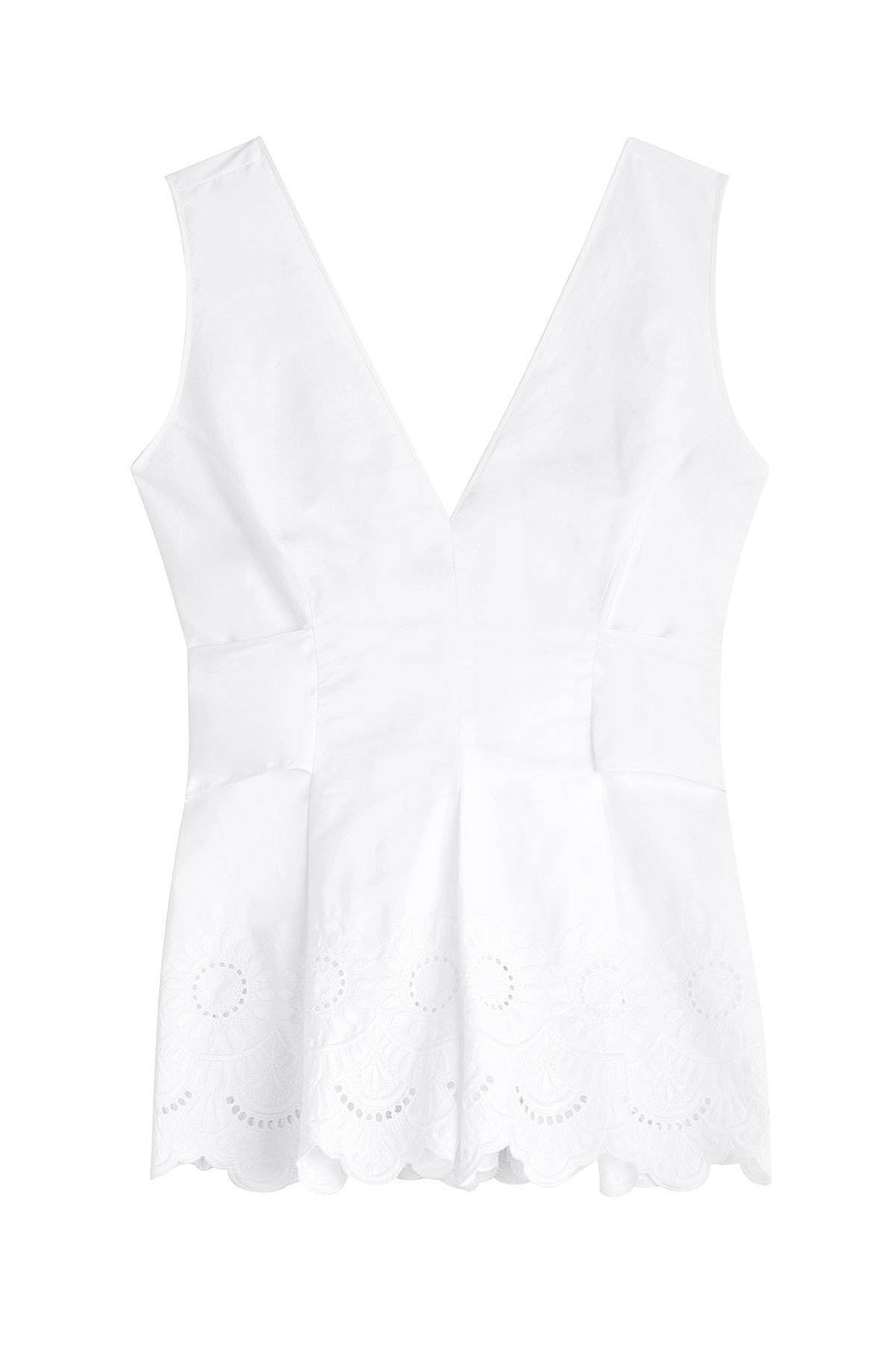 Shell with Eyelet Detailing by Alberta Ferretti