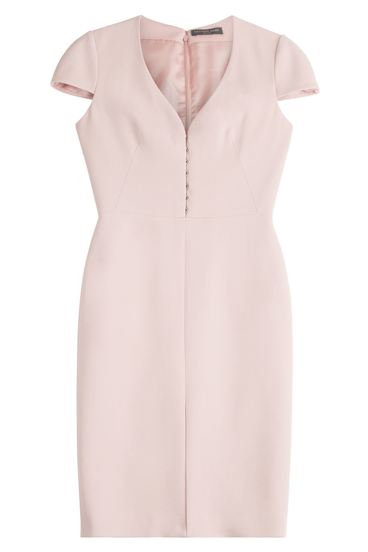 Alexander McQueen - Cap Sleeve Crepe Sheath