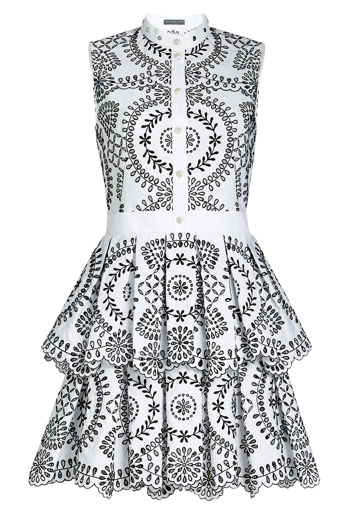Alexander McQueen - Cotton Broderie Anglaise Dress