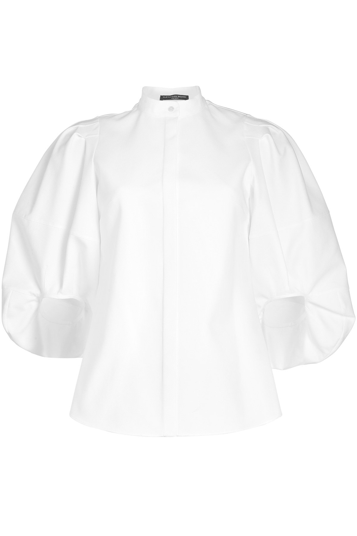 Alexander McQueen - Cotton Shirt with Balloon Sleeves