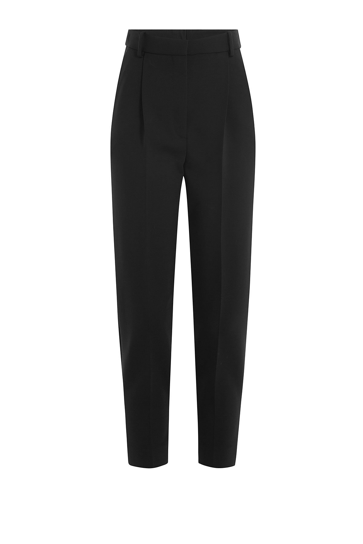 Alexander McQueen - High Waisted Cropped Wool Pants