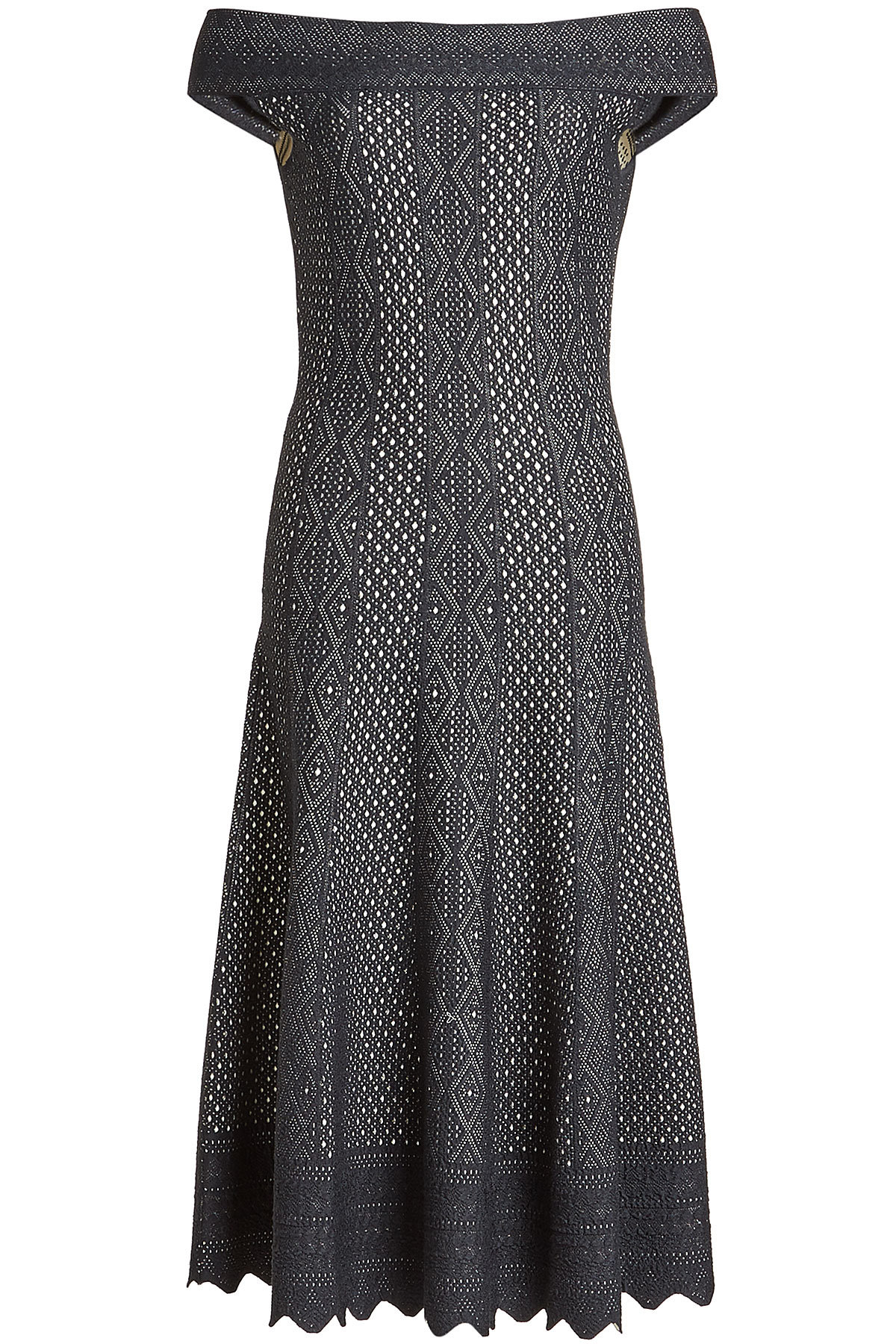 Alexander McQueen - Lace Off-Shoulder Top