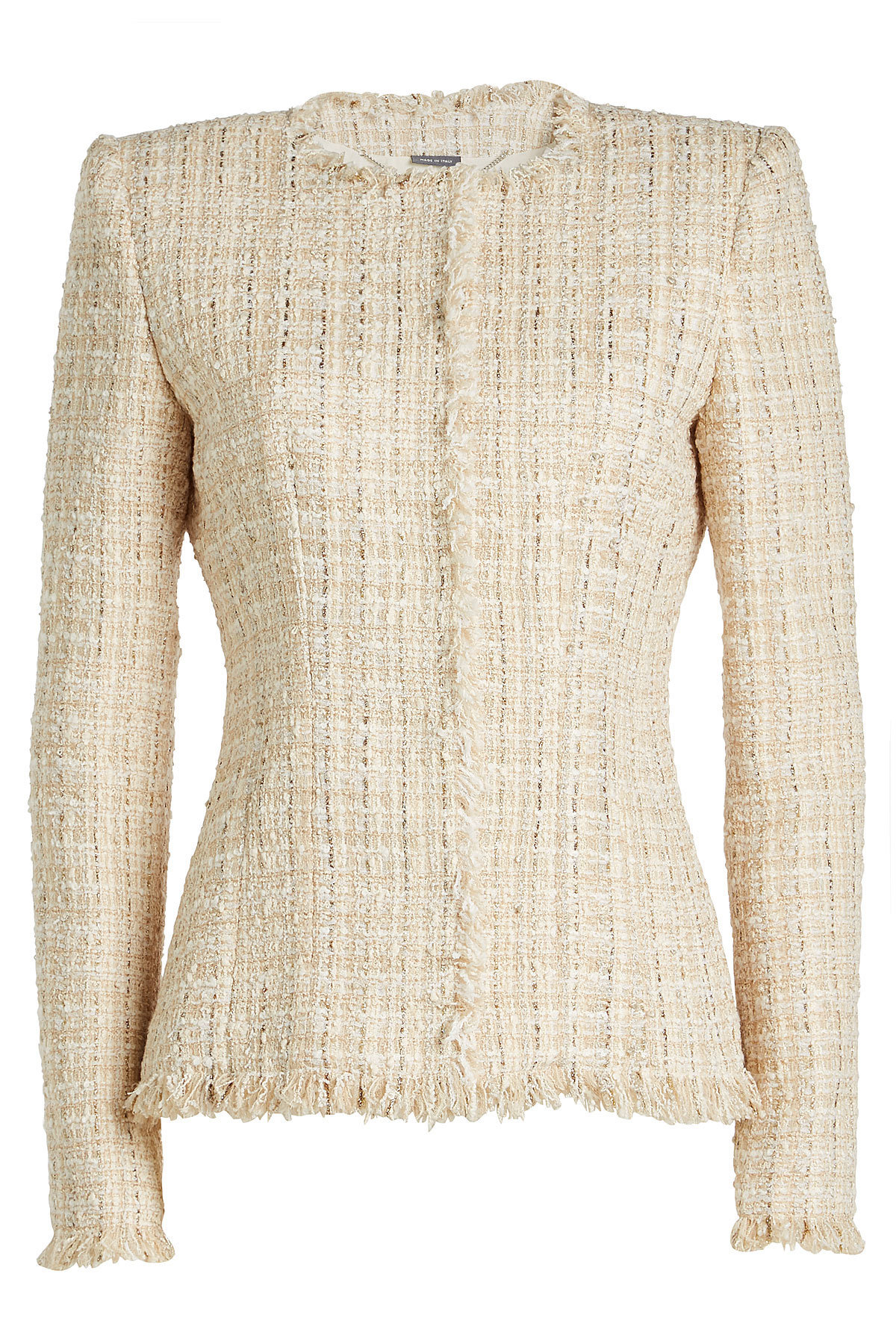 Alexander McQueen - Tweed Jacket with Cotton, Wool and Silk
