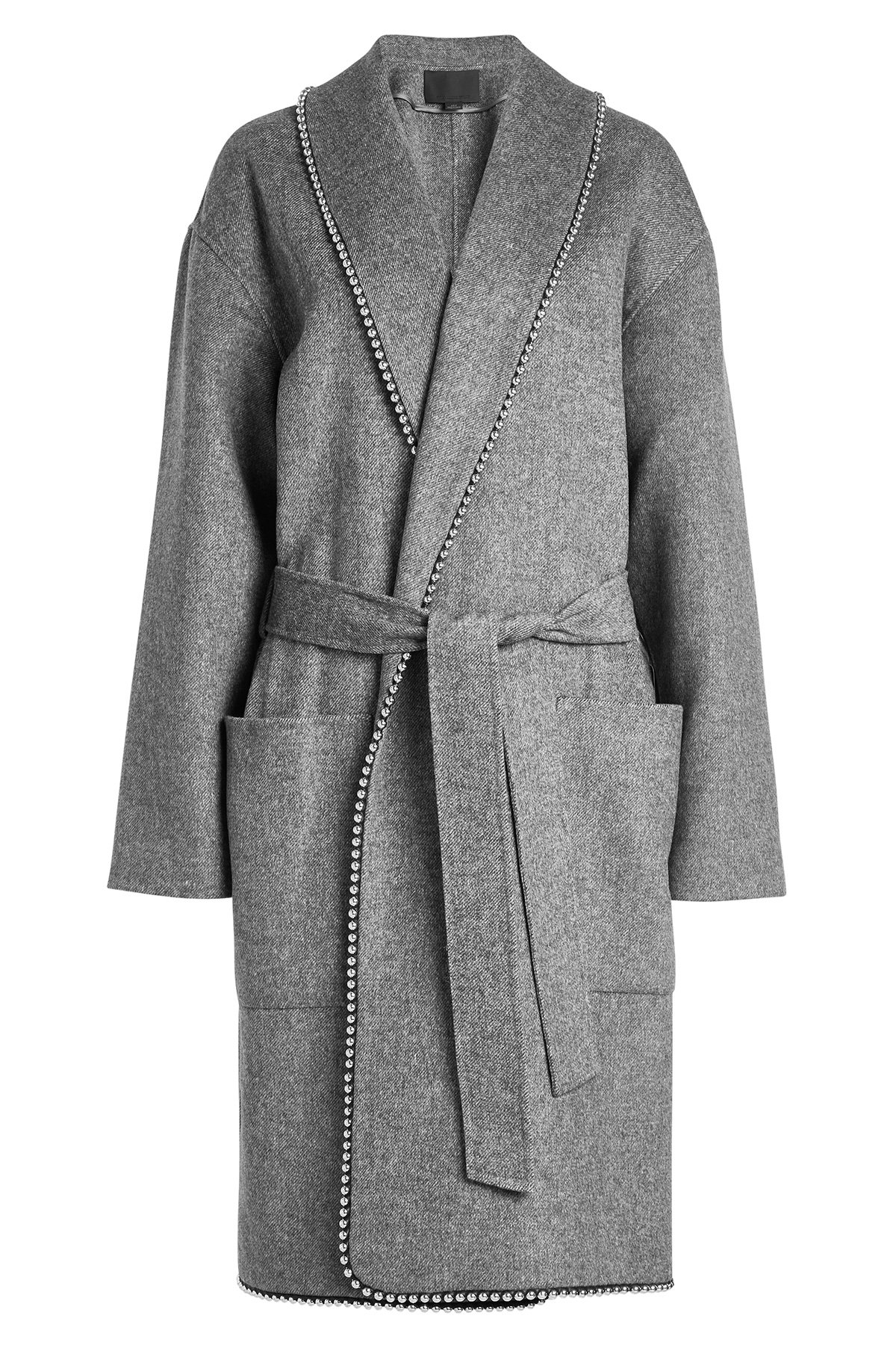 Alexander Wang - Coat with Wool and Bead Embellishment