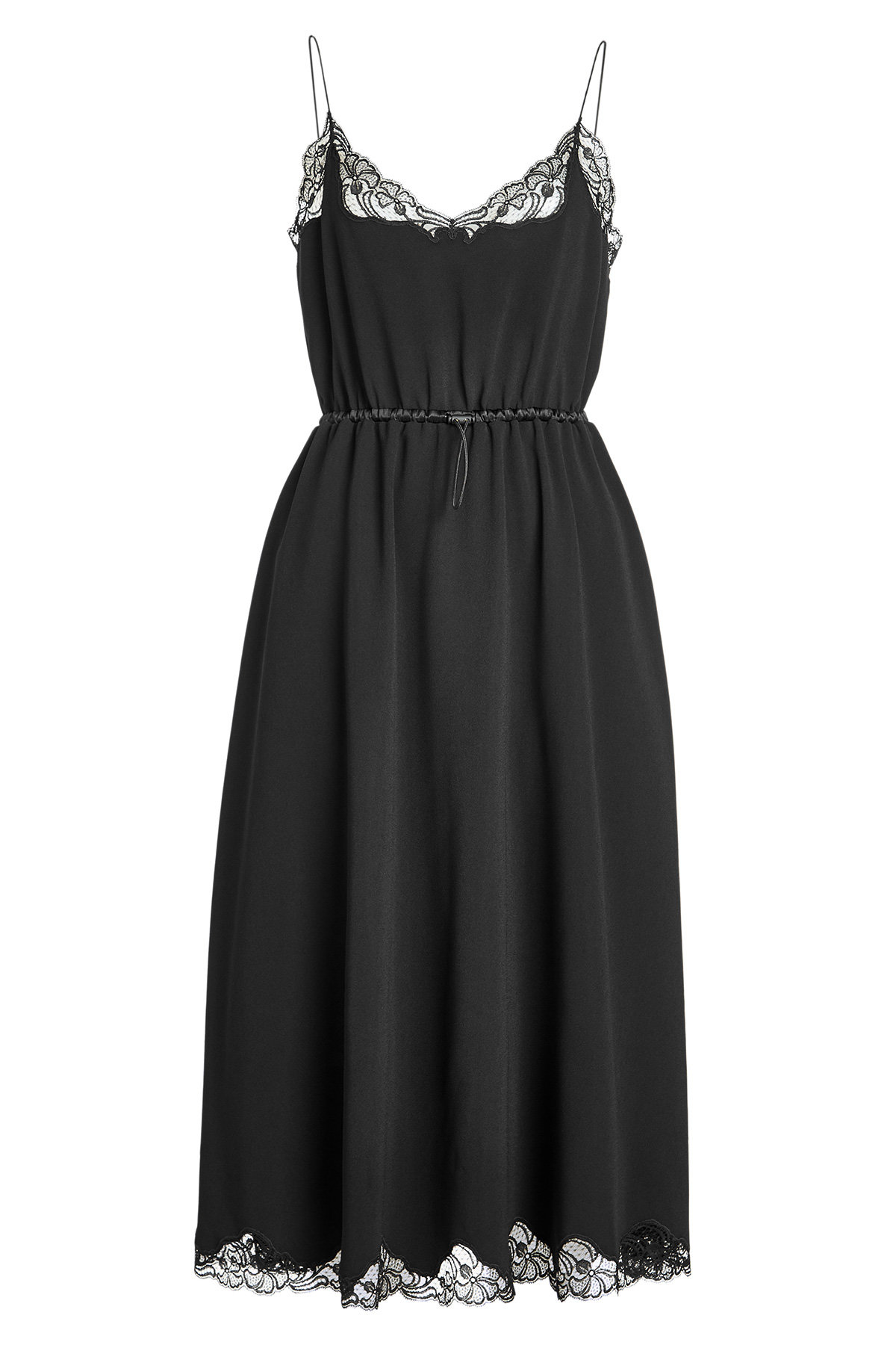 Alexander Wang - Crepe Dress with Lace Detail