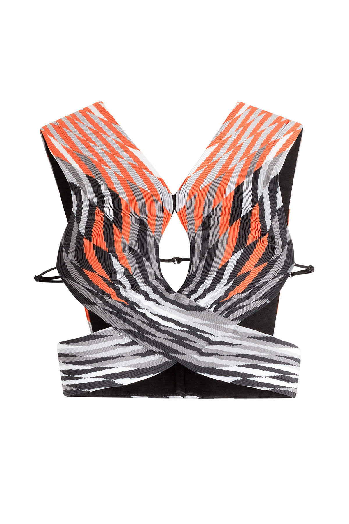 Alexander Wang - Crisscross Accordion Pleat Top