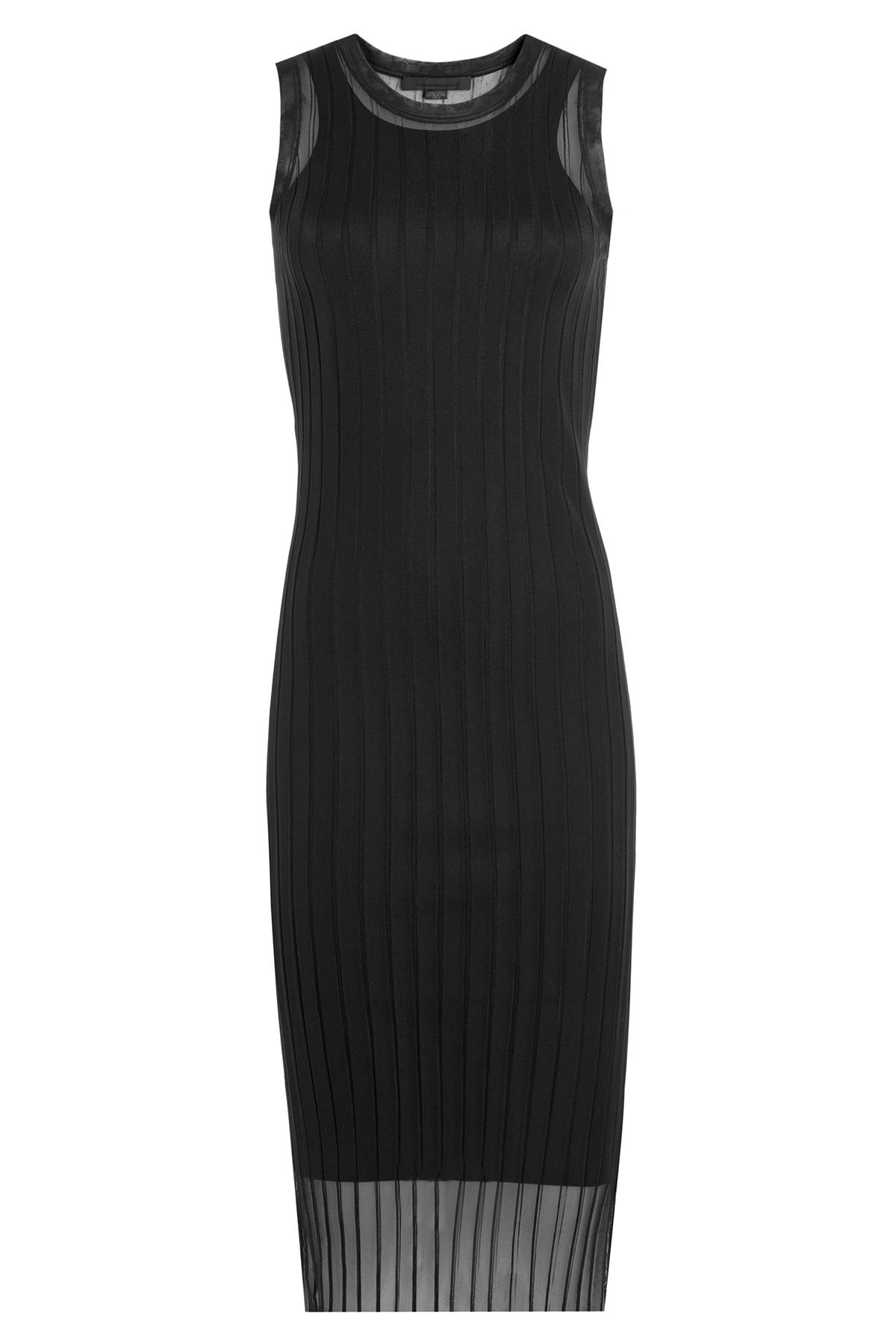 Knitted Dress with Sheer Inserts by Alexander Wang