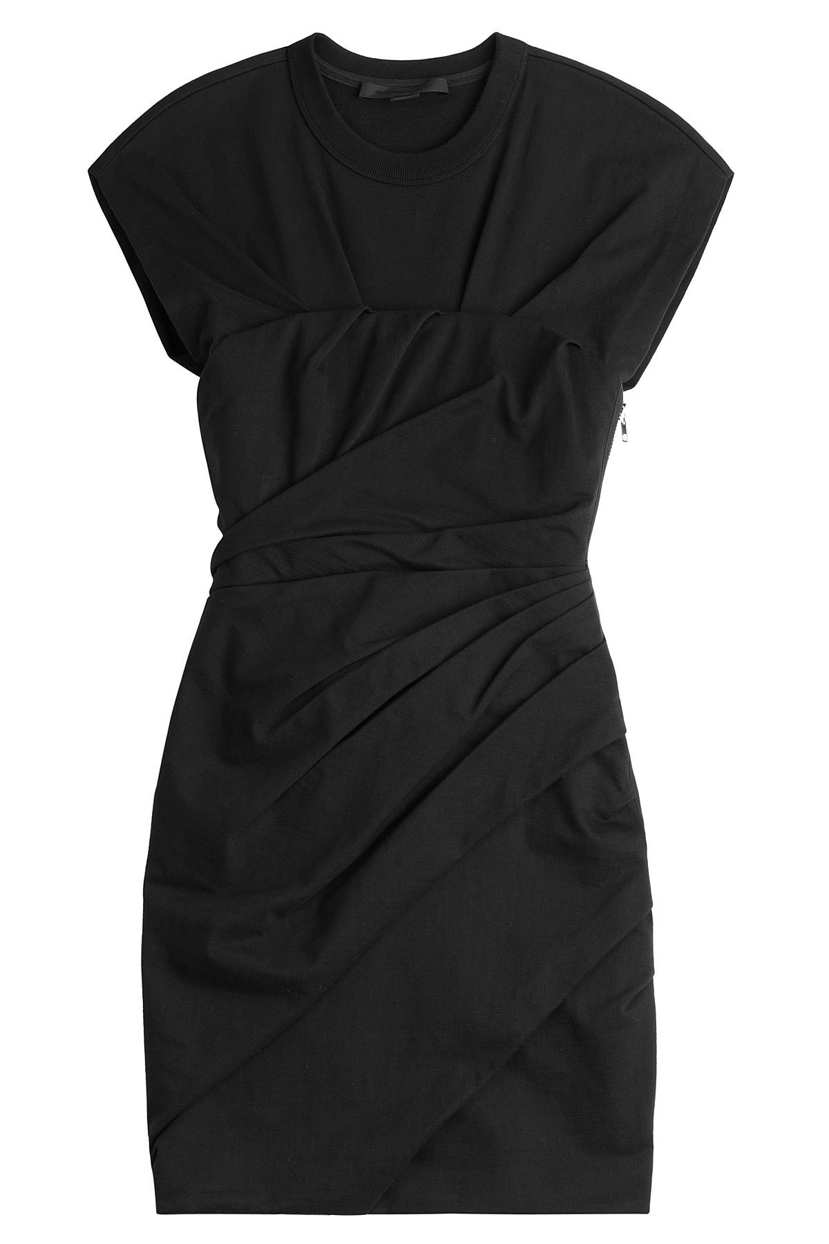 Alexander Wang - Sheath Dress with Gathered Paneling