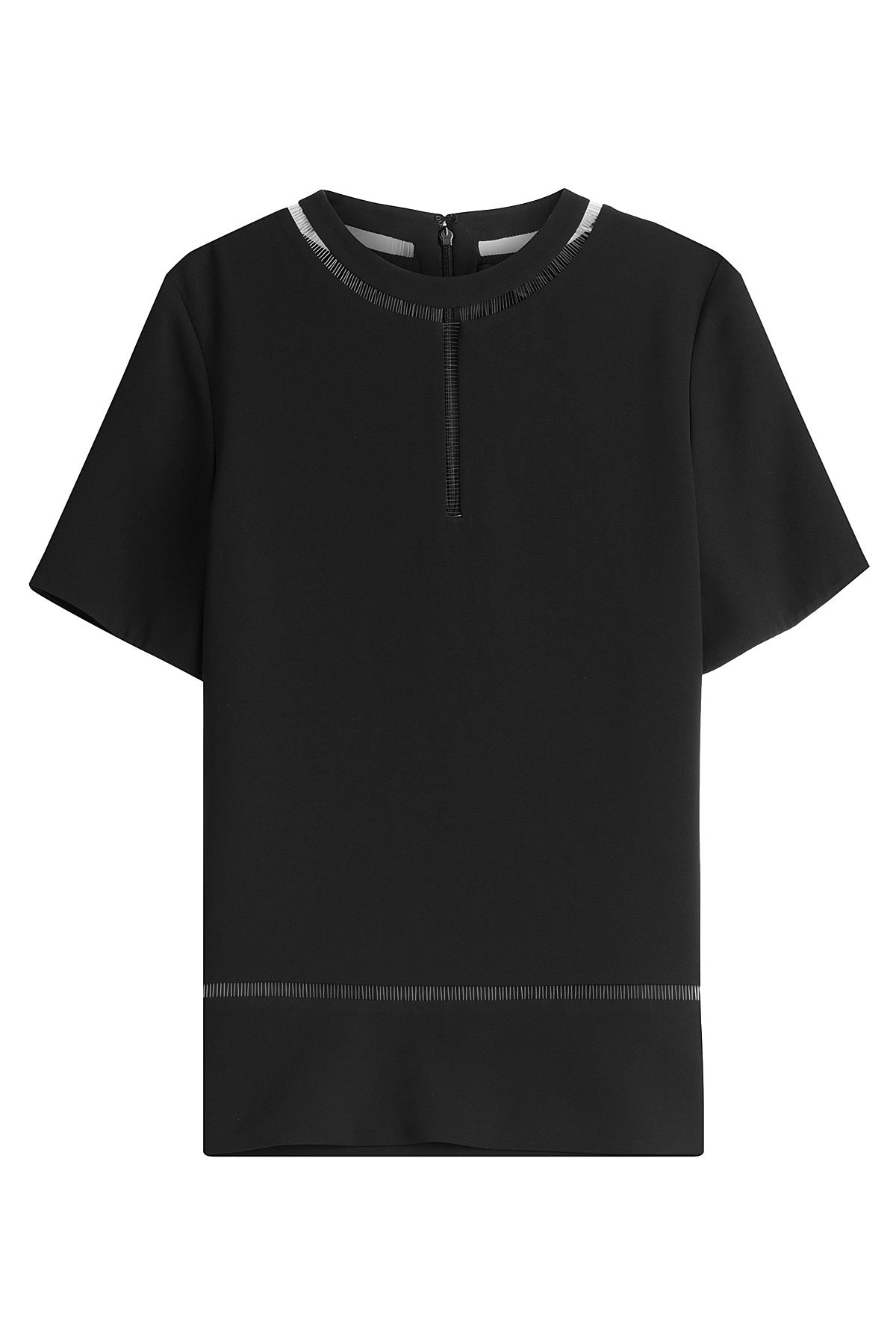 Alexander Wang - T-Shirt with Sheer Inserts