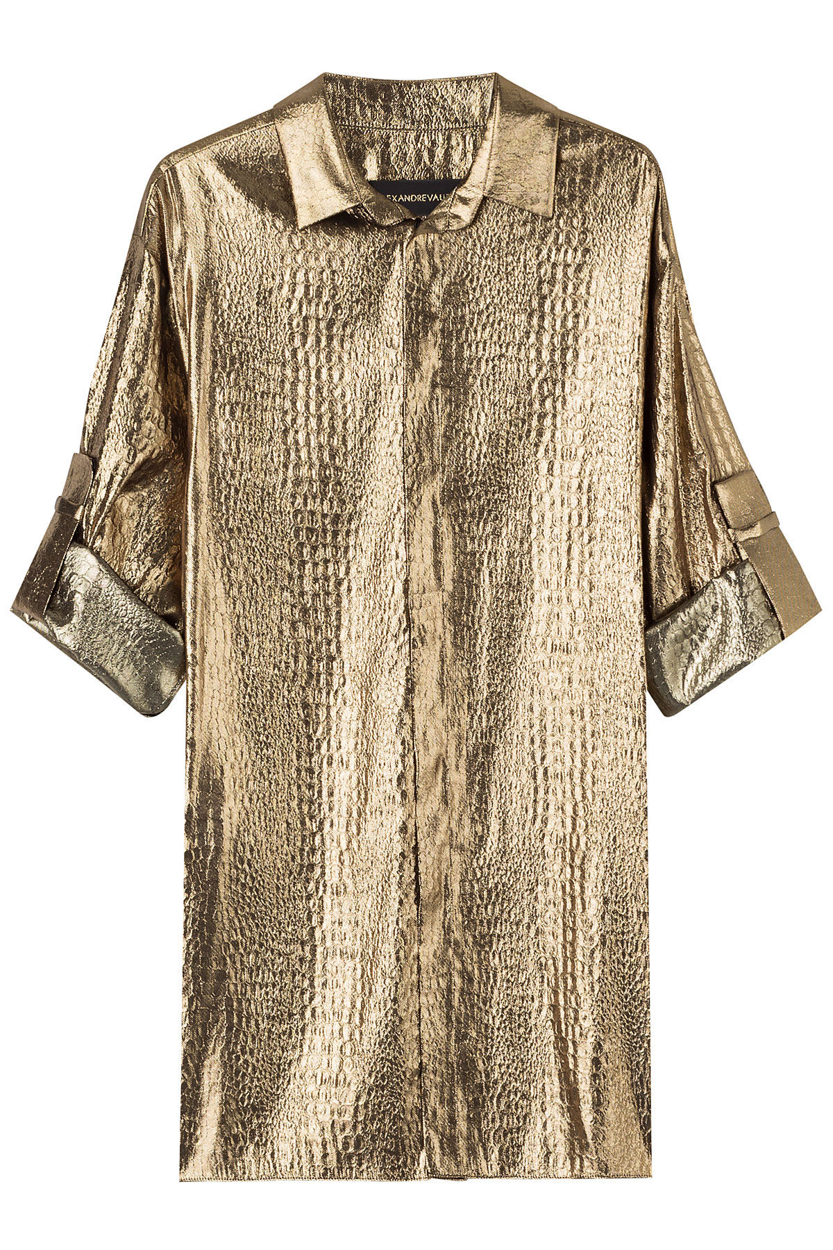 Alexandre Vauthier - Metallic Silk-Blend Blouse
