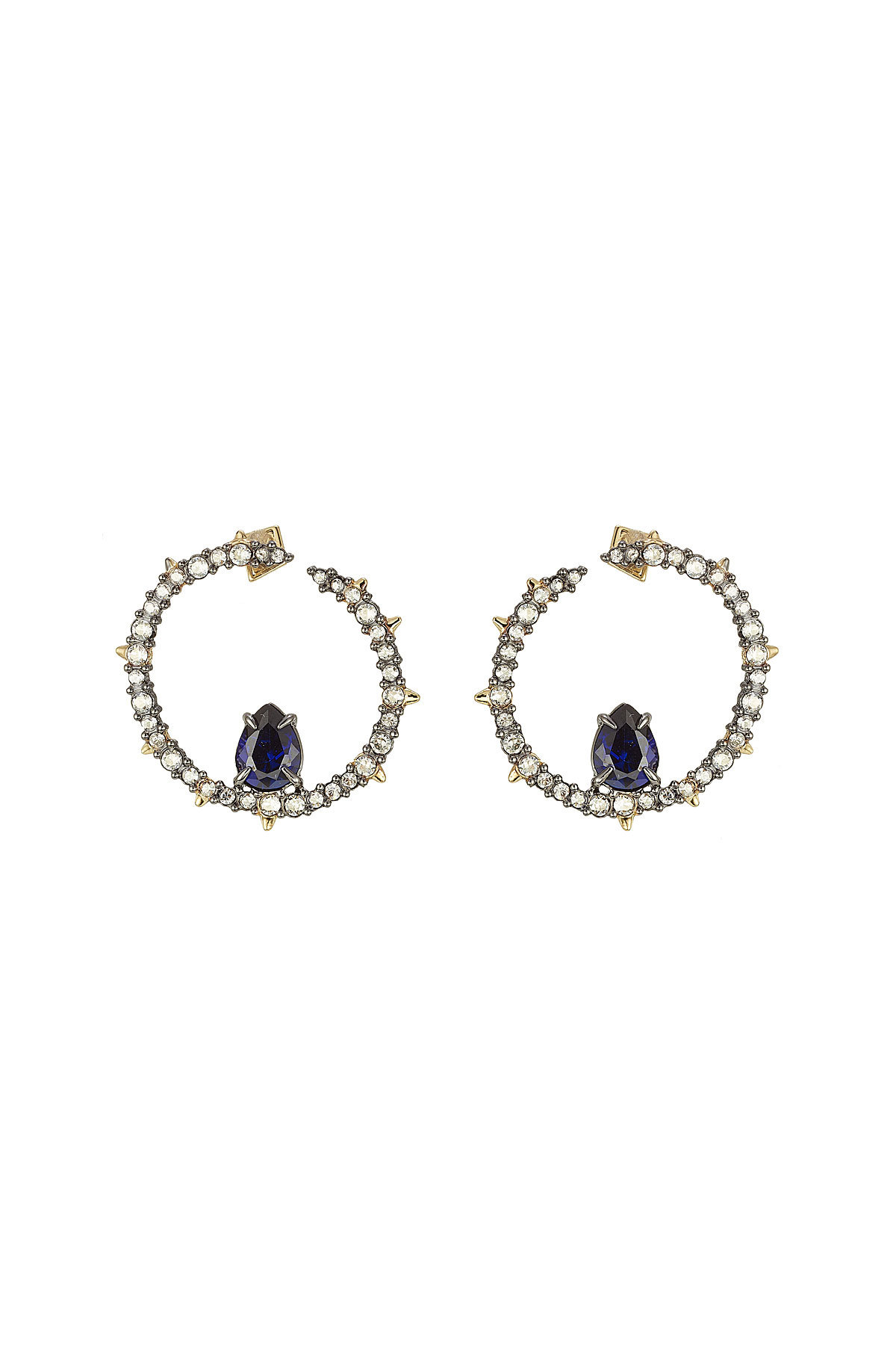 Crystal Hoop Earrings by Alexis Bittar