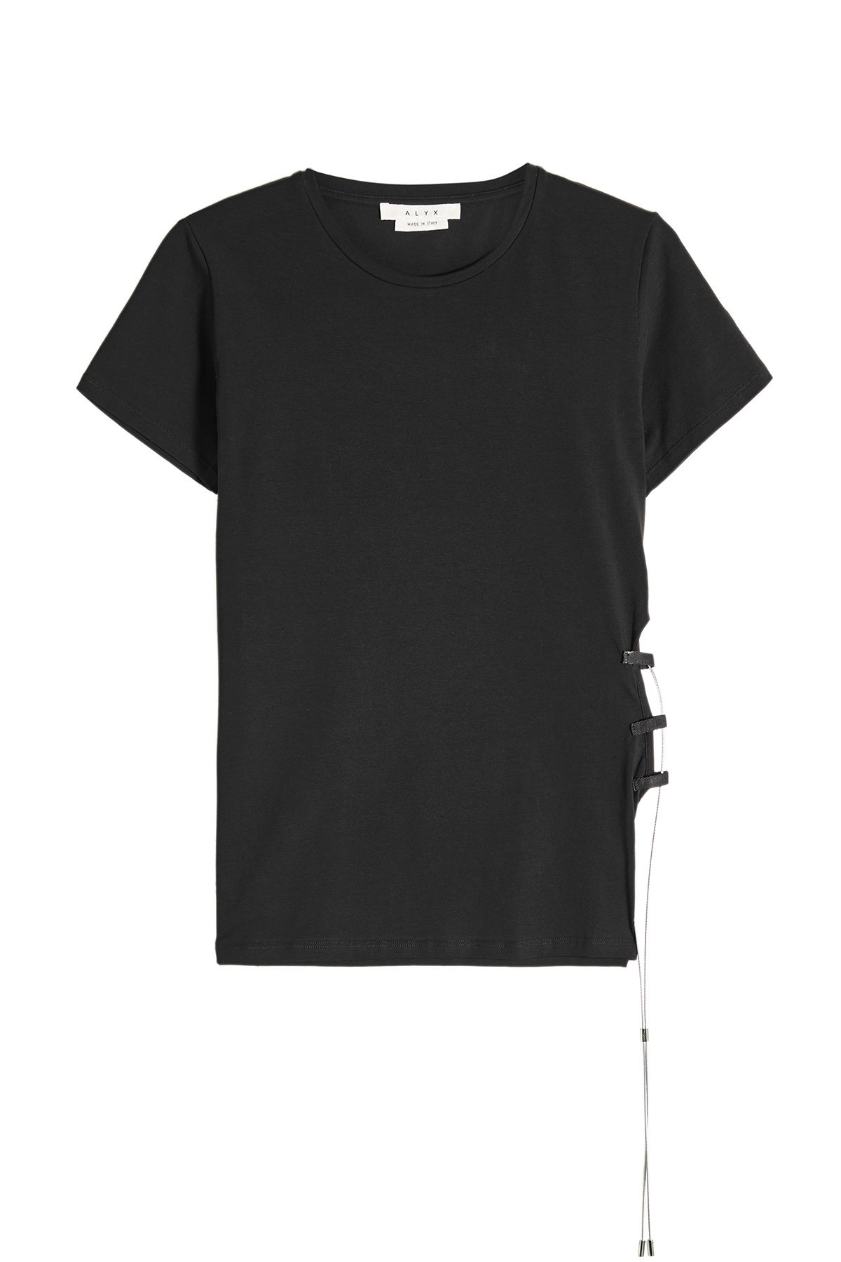 ALYX STUDIO - Cotton T-Shirt with Cut-Out Detail