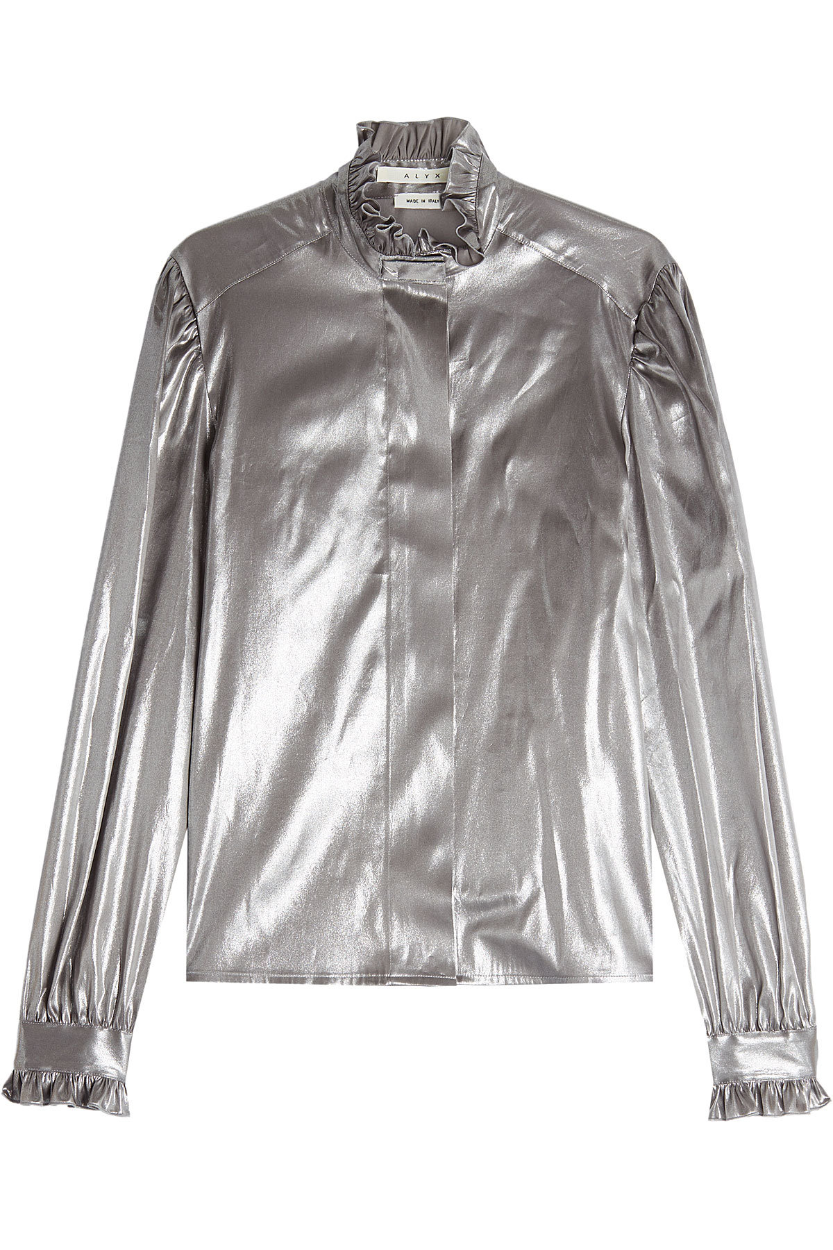 ALYX STUDIO - Metallic Silk Blouse