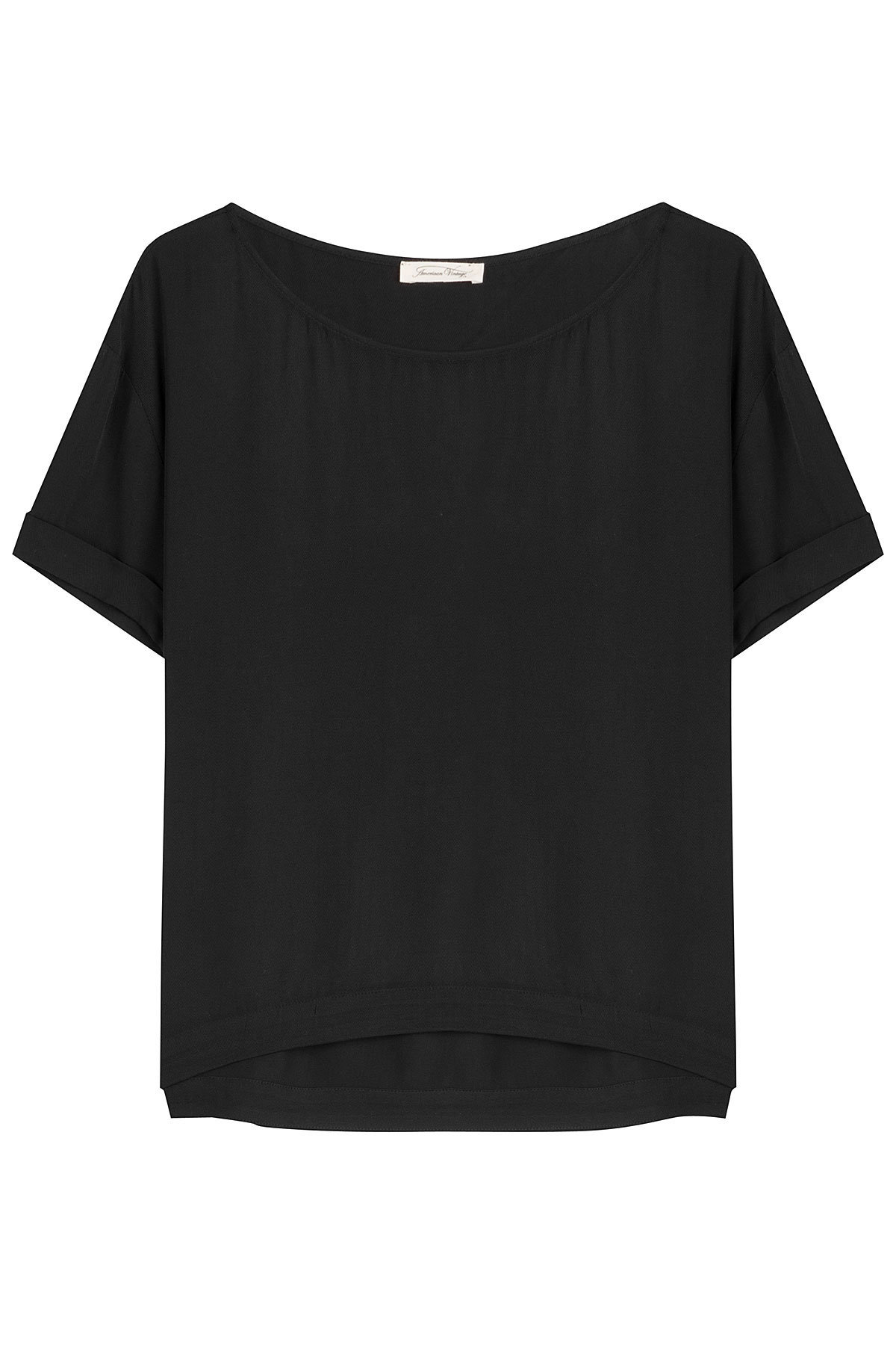 Boxy Bateau Neck T-Shirt by American Vintage